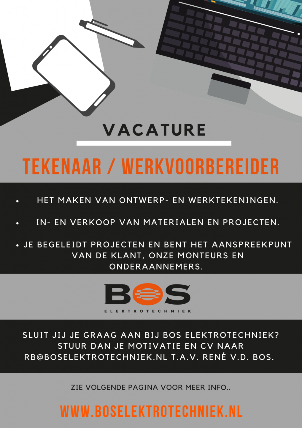 vacature werkvoorbereider