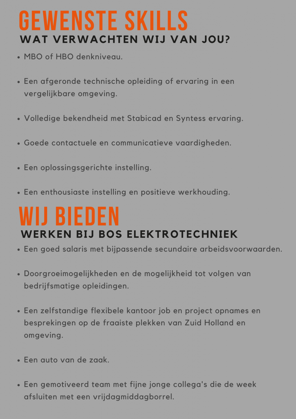 vacature werkvoorbereider 1